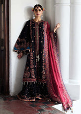 3-PC Unstitched Embroidered Luxury Lawn By Hussain Rehar | Bliz